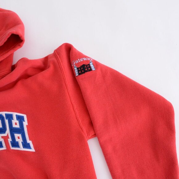 Gildan Activewear Red Guelph University Hooded Pullover Sweater Medium - Picture 6 of 12